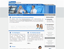 Tablet Screenshot of pasacom.de